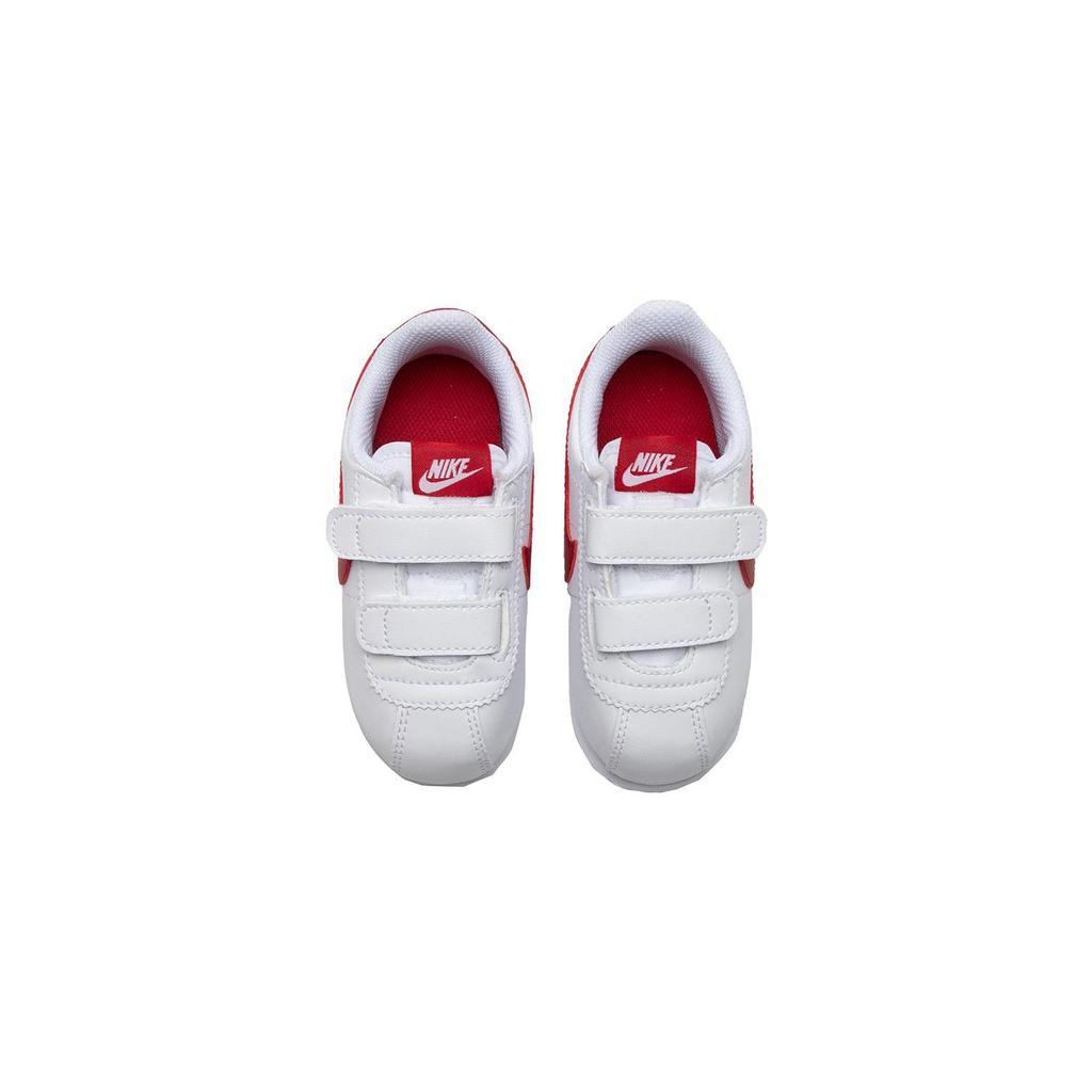 Nike Cortez Basic SL Дышащие низкие кроссовки для малышей Белые Красные Для младенцев и малышей 904769-101