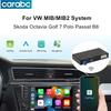 CARABC Беспроводной Carplay Android Auto Mirror Link для VW Volkswagen Skoda Octavia A5 Golf 7 Polo Passat B8 С системой MIB MIB2