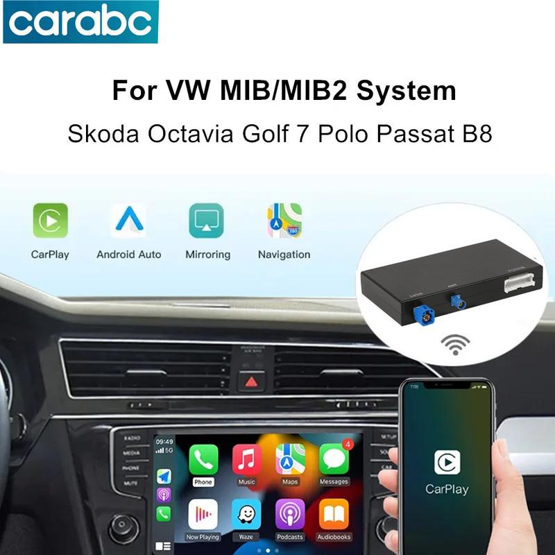 CARABC Беспроводной Carplay Android Auto Mirror Link для VW Volkswagen Skoda Octavia A5 Golf 7 Polo Passat B8 С системой MIB MIB2