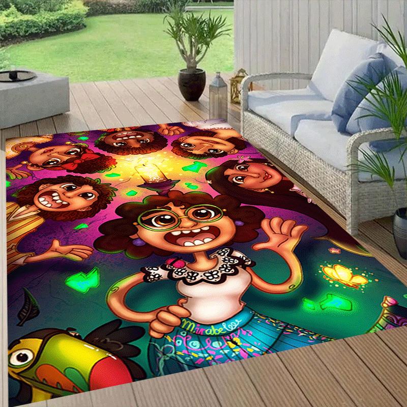 1pc Encanto Carpet Area Rug, Bedroom, and Playroom Durable, Stain-Resistant, and Easy To Clean, Living Room