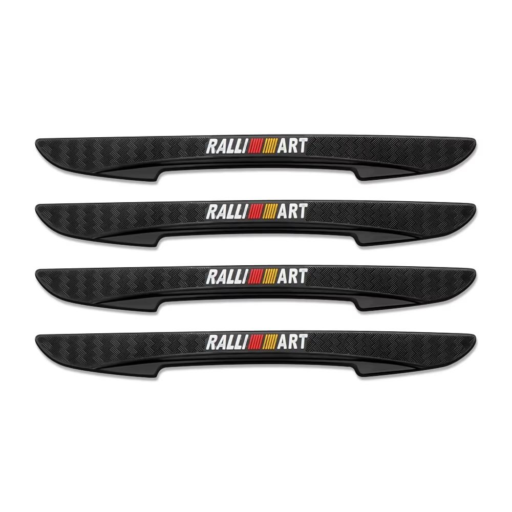 4PCS Car Door Side Edge Anti-Collision Bumper Strip Sticker for Mitsubishi Lancer Outlander ASX Ralliart