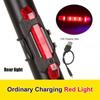 Задний фонарь для велосипеда, перезаряжаемый через USB, задний фонарь для велосипеда, сигнал поворота, предупреждение о торможении
