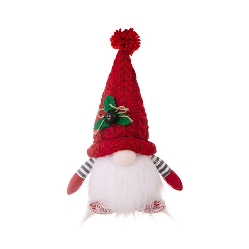Gnome Doll Dwarf Doll With Lights Faceless Doll Cartoon Christmas Dwarf Knitted Hat Christmas