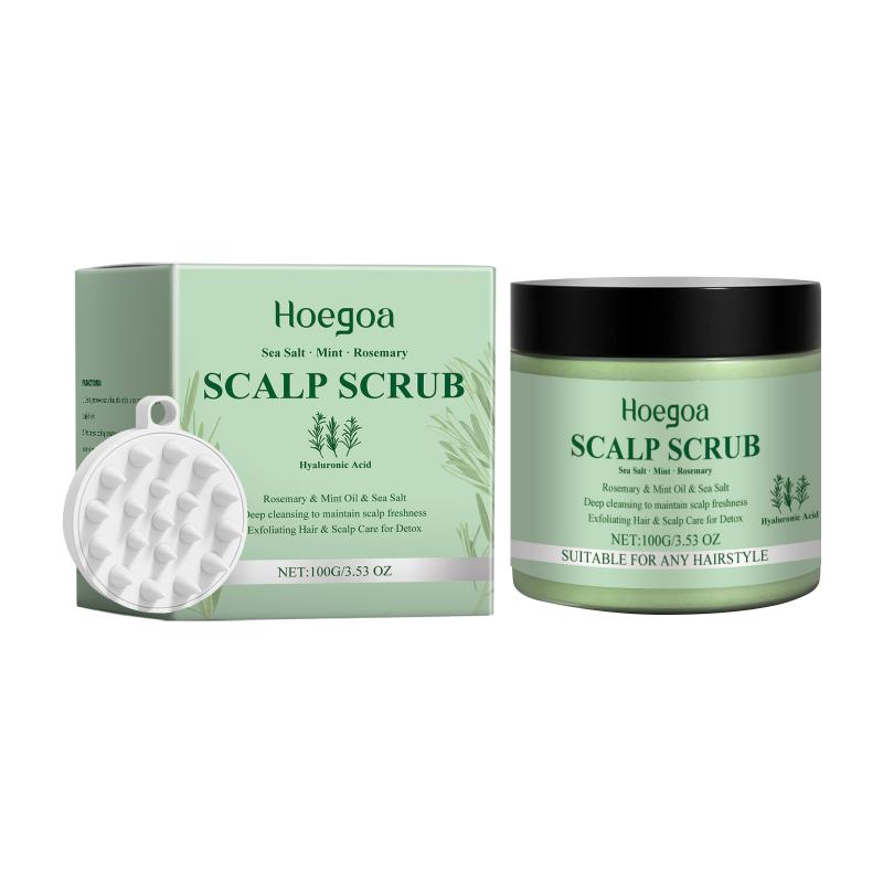 Deep Clean Scalp Scrub Rosemary Infused Silicone Massager Oil Control Exfoliating Dandruff Itchy Skin Relief  for Home Hair Care