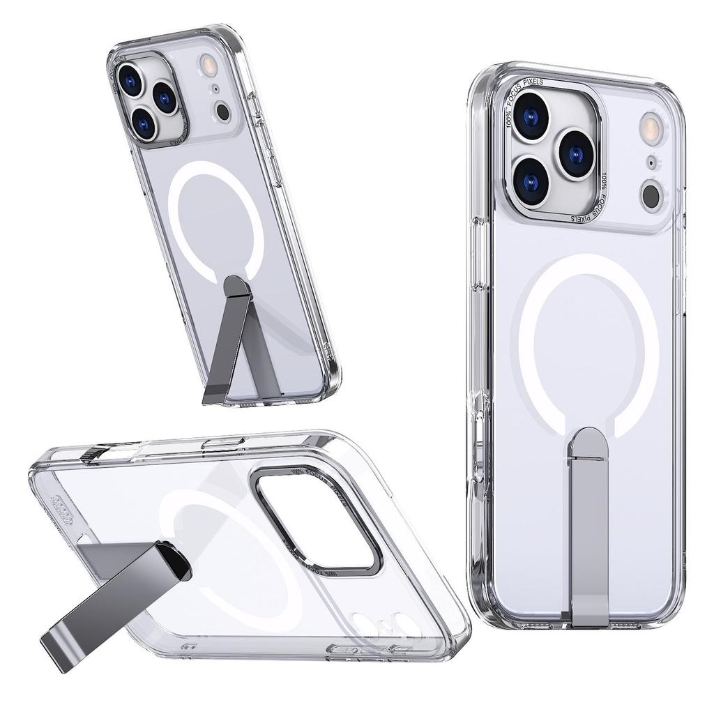 Магнитный чехол для iPhone 17 Pro Max, Starlight, Frosted Stand для Apple 16 Pro, Защитный чехол для 14 и 15.