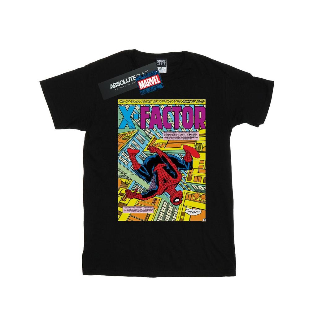 Marvel Mens Spider-Man X Factor Cover T-Shirt