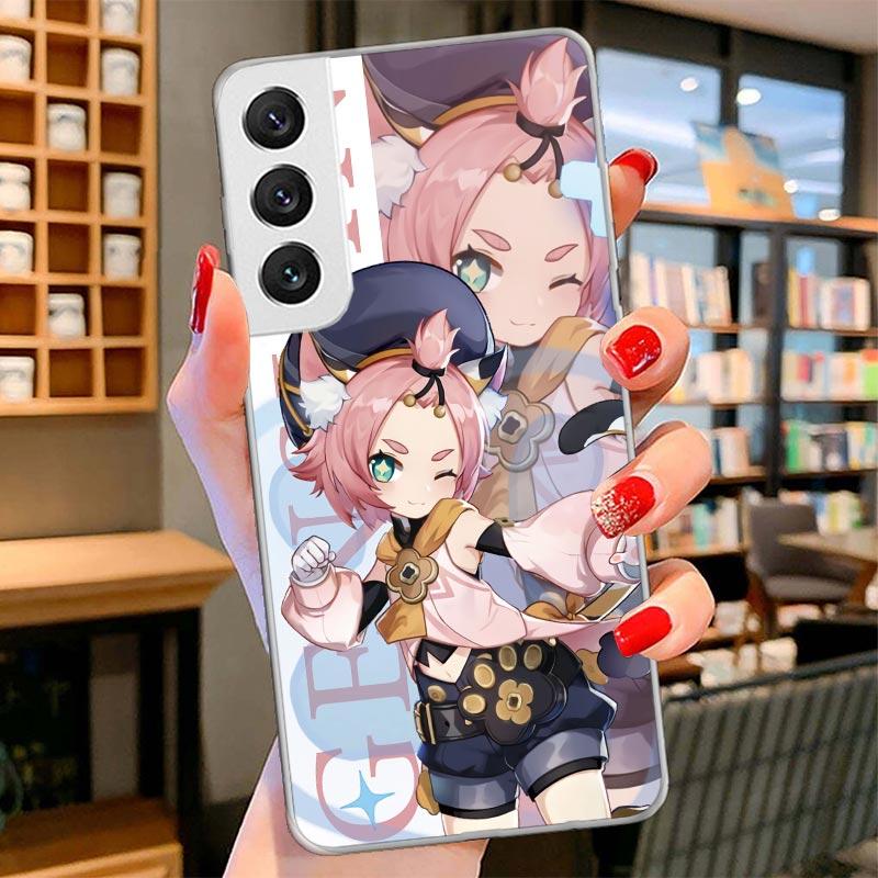 Genshin Impact Anime Cover Phone Case For Samsung Galaxy S26 S25 Edge S24 Ultra S23 S22 Plus S21 S20 FE Soft Fundas Shell Galaxy