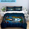 3pcs Coventry City F.C Printed Bedding Set Duvet Cover Closure Includes 1 Duvet Cover & 2 Pillowcases Bedding Sets Home Decor Gifts