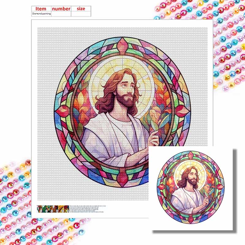 Новинка 5D DIY Полный круг Алмазная мозаика "Религиозные фигуры" Вышивка Крестиком Декор для дома Подарок