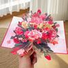 3D Fold Out Butterfly Flower Greeting Card Handmade High Quality Paper  Up Card for Graduation Business Holiday Gifts
