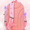 2023 Kid Bag School Bag Girls Schoolbag Splashproof Backpack Cute Cartoon Shoulder Bag Elementary Daypack School Supply  Purple