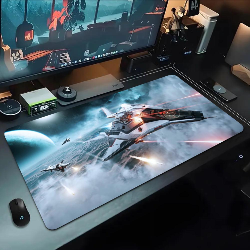 Игровой коврик для мыши Star Citizen 500x1000 мм Большой игровой коврик для мыши Геймерский XL Резиновый Отаку Клавиатурная подставка Ноутбук Настольный коврик