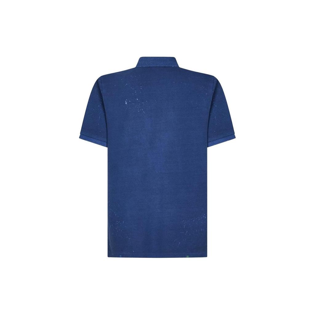 Поло Ralph Lauren Поло с вышивкой значка Мужские топы Синий 710940455-005