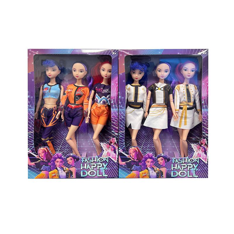 Продажа Высоко Восстановленная Характерная Виниловая Игрушка Аниме 30СМ K-Pop Кукла Охотников на Демонов Руми Мира Зои Сюрприз на День Рождения Подарок для Девочек