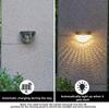 1-8Pcs LED Solar Light Wall Lamp Tungsten Lamp Waterproof Garden Stairs Balcony Solar Powered Lamps Outdoor Decoration Sunlight