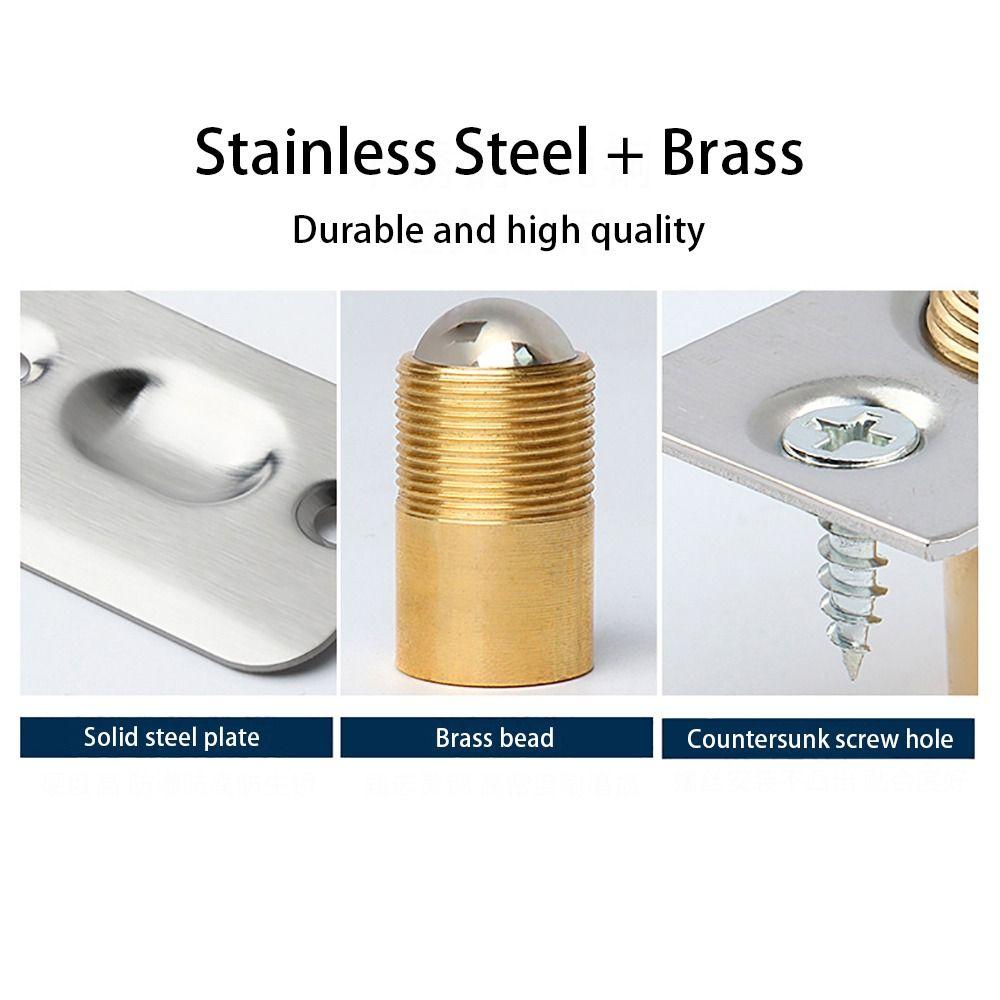 1 комплект с винтами Защелка-шарик для двери шкафа Пружинный роликовый шарик Набор защелки для двери Новый дверной стопор