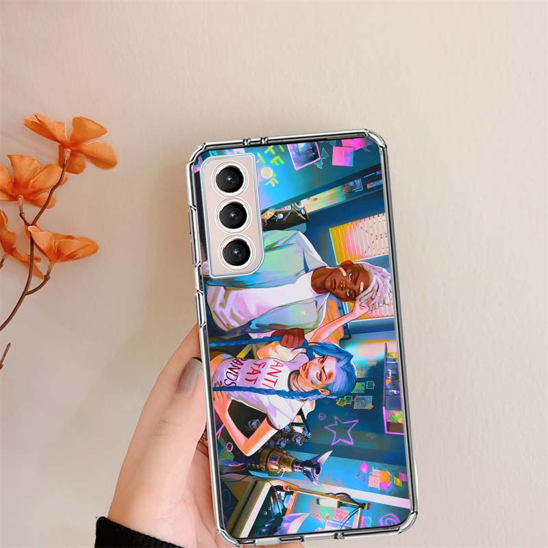 Чехол для телефона L-LOL Ekko Arcane Jinx для Samsung S24 FE Galaxy S22 S25 Ultra S25 Edge S21 S23 FE S20 S10 Plus Защитная крышка Shell Coque Cle