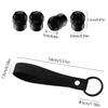 CRU1 for Mercedes Benz C180 C200 C260 C300 W108 W124 W126 W140 W168 Car Suede Key Chain with Wheel Tire Valve Caps Car Accessories