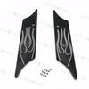 Edge CNC Cut Black Hard Bag Latch Cover For Harley Davidson Touring 1993-2013 Motorcycle Parts