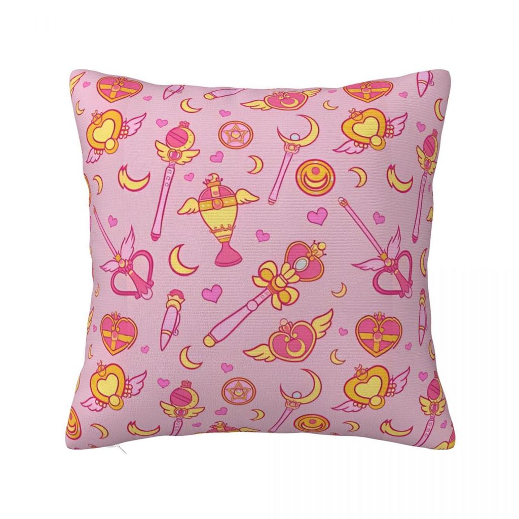 Sailors Moons Luna Girls Anime Pillowcases Merchandise Soft Cushion Cover Pillow Covers Home Decoration Square Multi Size