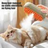 Pet Steam Brush 3-in-1 Spray Pet Brush for Shedding Grooming Massage Cleaning Anti-Static Pet Hair Removal Comb for Cats Dogs