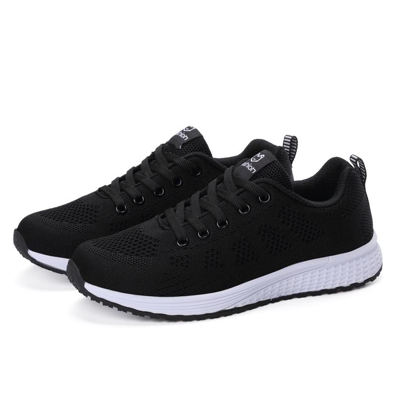 Fashion Women Running Shoes Breathable Mesh Women Sports Shoes Lightweight Outdoor Jogging and Walking Shoes Lace Up Women Tennis Shoes