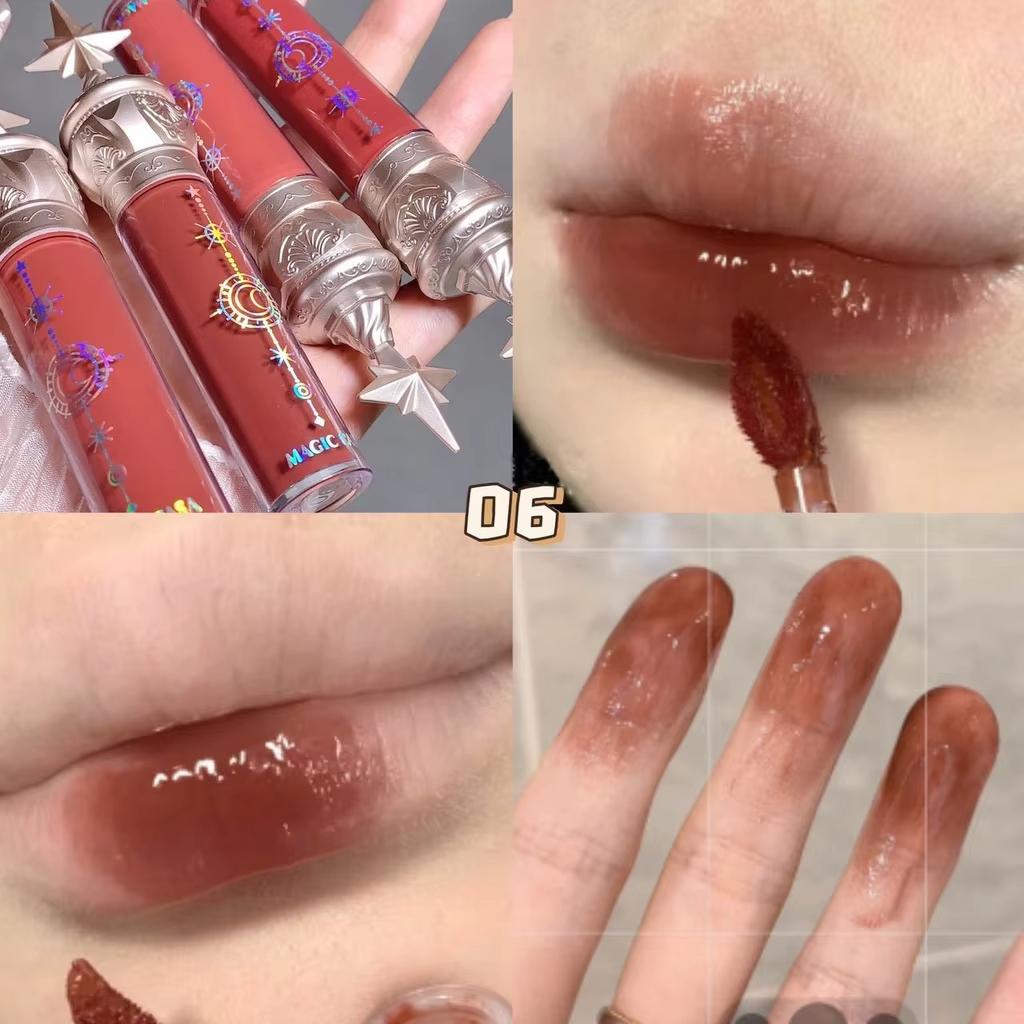2025 Новый увлажняющий блеск для губ Mirror Lip Gloss Set Glass Glow Matte Lip Tint Lipstick Star Cosmetics