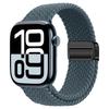 Магнитный ремешок для Apple Watch 44 мм 40 мм 45 мм 49 мм 46 мм Плетеный solo loop Браслет ремешок iWatch series se 7 3 6 8 9 10 ultra 2