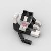 Серия Животные 62 шт. MOC Кирпичики Фигурки Кошек DIY Строительные блоки Детские развивающие игрушки для детей Подарок на день рождения
