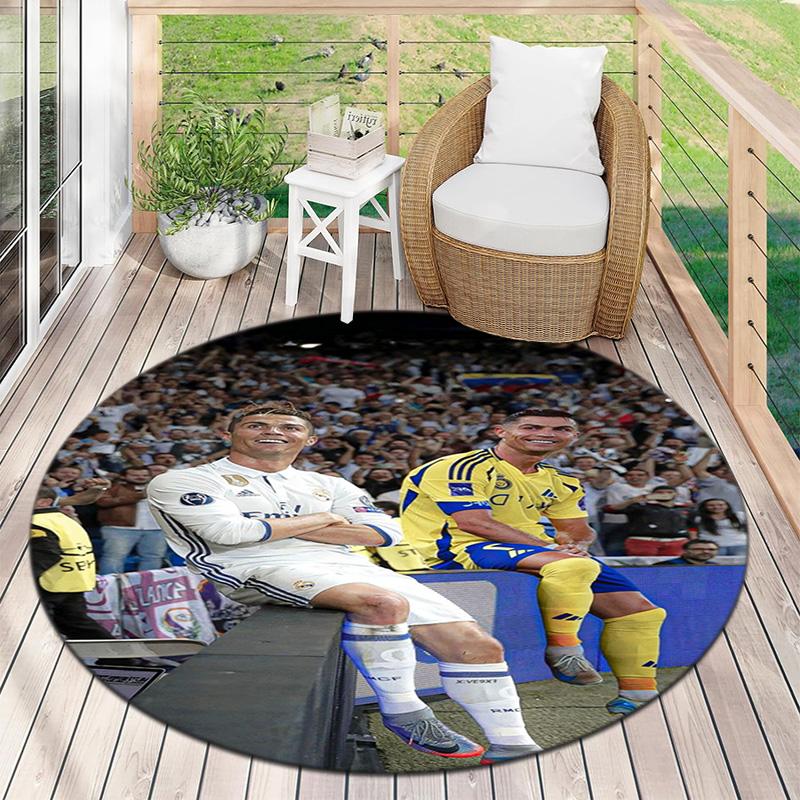 Cristiano Ronaldo Portugal Football Glory Moment Carpet Suitable For All Seasons Printing Doormat Art Dormitory Decoration