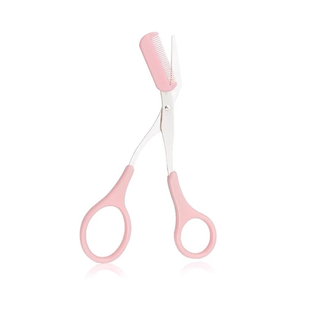 Eyebrow Trimmer Scissor Beauty Products for Women Eyebrow Scissors with Comb Stainless Steel Makeup Tools Beauty Scissors
