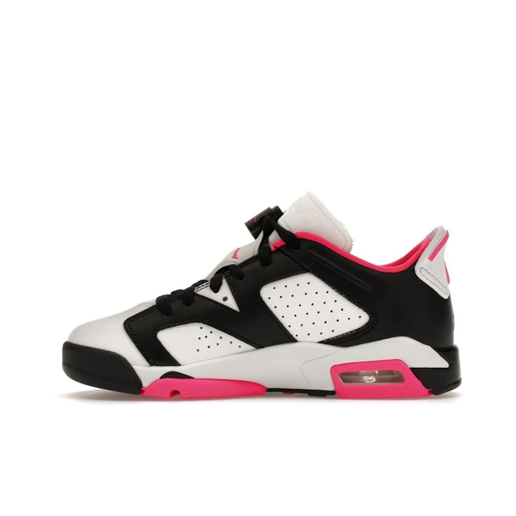 Кроссовки Air Jordan 6 Retro Low GS Fierce Pink Kids Белый Черный 768878-061