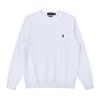 Ralph Unisex Pure Cotton Thin Long Sleeve Hoodie with Small Horse Logo