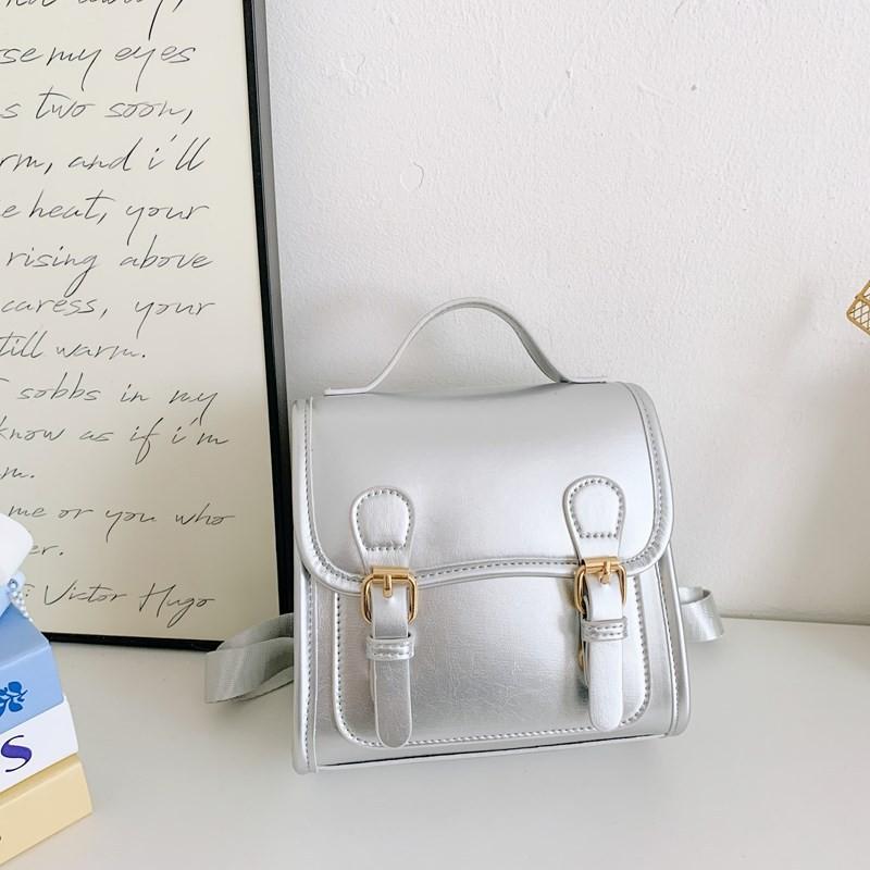 Однотонный рюкзак Детский повседневный школьный рюкзак Модный уличный подарок Мода