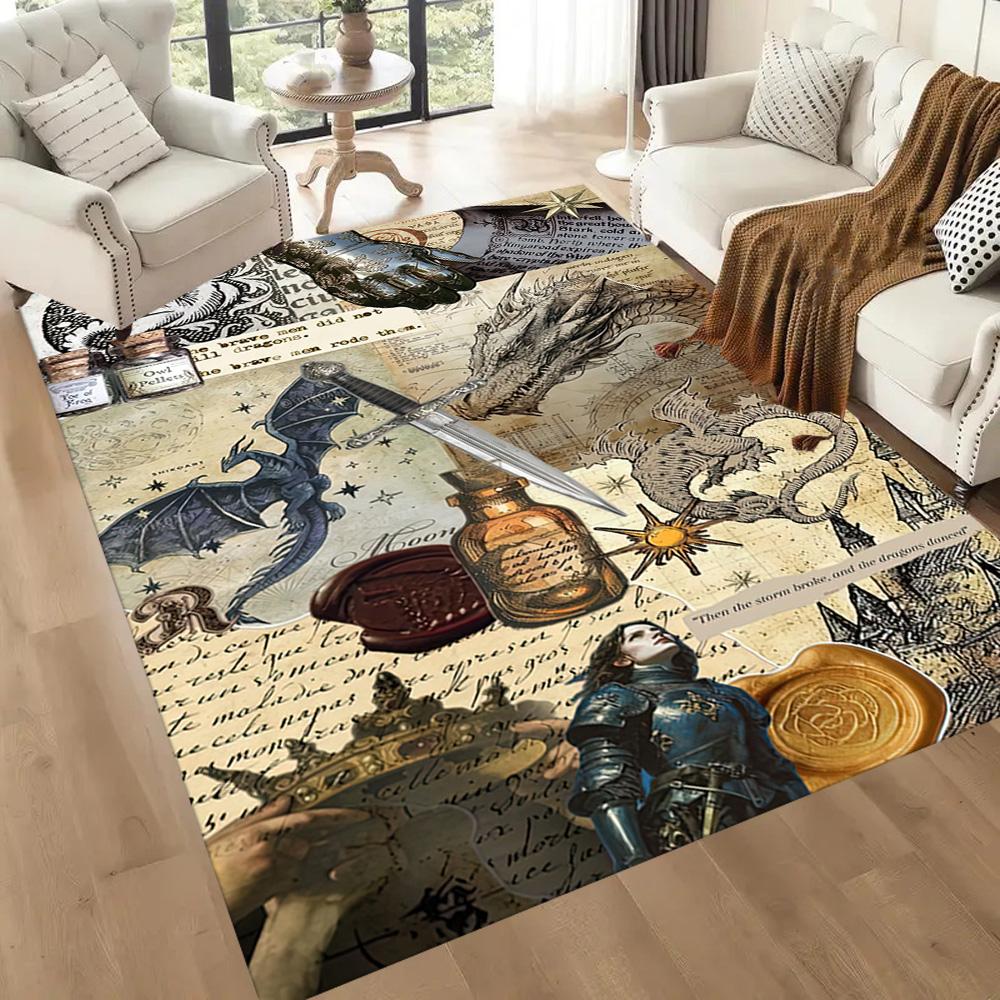 Gothic Style Floor Mat Design for Balcony Outdoor Hallway Kitchen Antislip Carpet Office home decor Perfect Birthday/Christmas Gift Idea