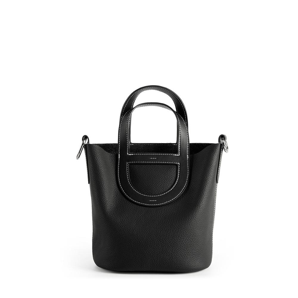 Сумка из коровьей кожи Новая Универсальная Портативная Сумка-корзина для овощей Натуральная кожа Женская сумка Наплечная Сумка-мессенджер