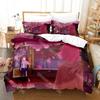 Fashion Anime Girls The Demon Girl Next Door Bedding Set Single Twin Full Queen King Size Bed Set Kids Bedroom Duvetcover Set