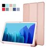 For Galaxy Tab A7 Magnetic Protective Case 10.4inch Leather Case T500 Tri-Fold T505 Sleep Mode TPU Soft