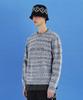 UNALLOYED Flower Gradient Stripe Knit / Gray
