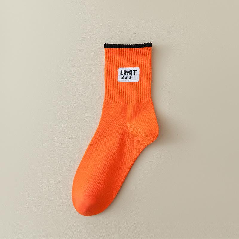 Female Spring and Autumn Pure Cotton Anti Odor Anti Sweat Socks