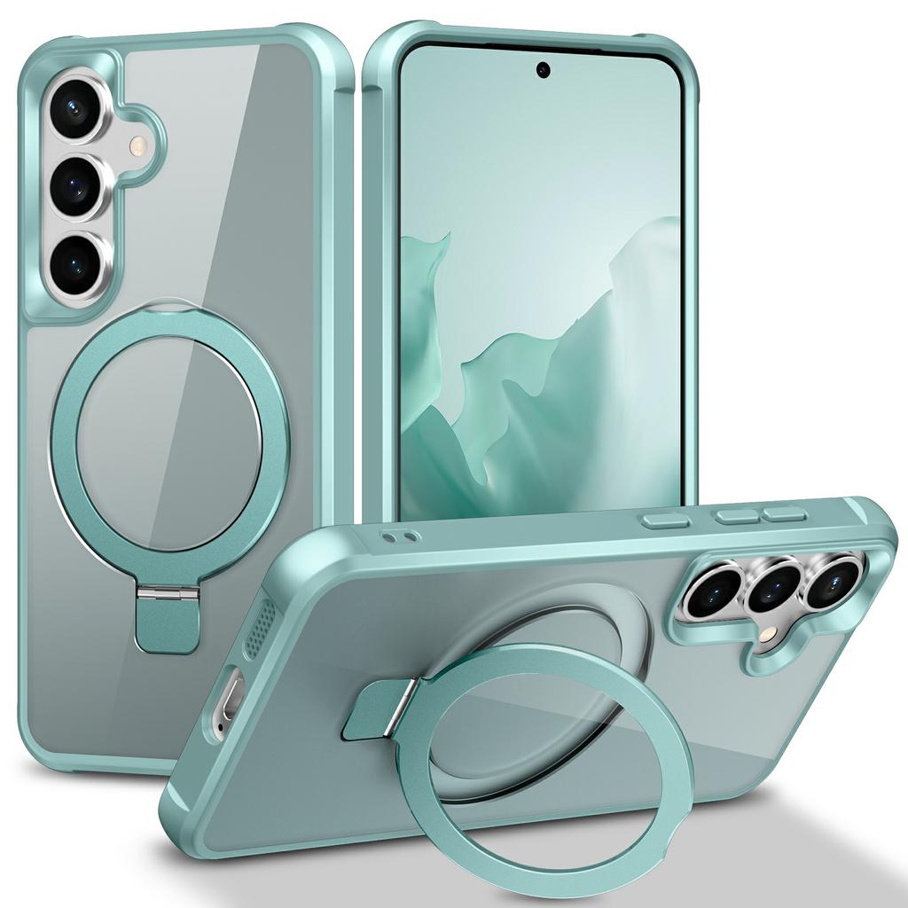 For Samsung Galaxy S26+ Magnetic Case Ring Holder Kickstand TPU + PC Phone Cover