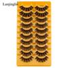 Накладные ресницы Half Eye Lashes 3/10 пар 3D Mink Lashes Natural/Dramatic Handmade Многоразовые накладные ресницы Инструменты для макияжа Faux Cils