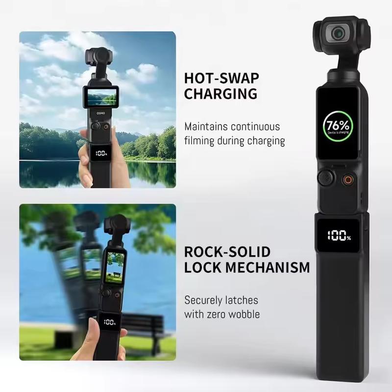 Рукоятка-аккумулятор Dji Osmo Pocket 3/Pocket 4, 5000 мАч, портативная рукоятка с аккумулятором, подходит для расширенного питания