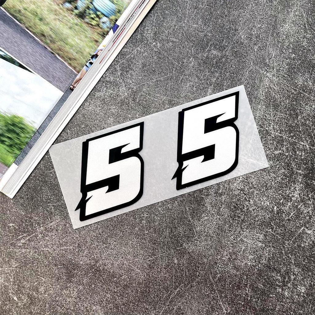 Белые светоотражающие наклейки JDM для автомобиля, водонепроницаемые декоративные чехлы для мотоциклов