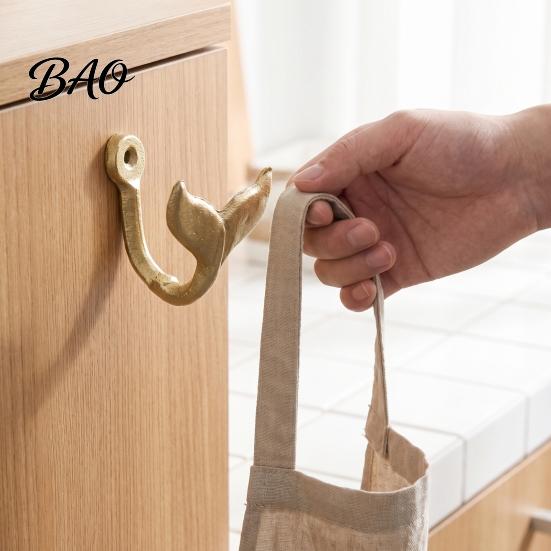 Space Saving Accessory Hooks 4PCS Iron Whale Tail Wall Hooks, Coastal Towel Decorative Metal for Hangers, Mounted Towels Keys And Bags Heavy Duty Coat