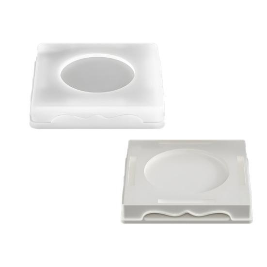 Форма для подсвечника на Рождество Гибкая антипригарная силиконовая форма Форма для литья рождественского фонаря из смолы гипса Лось Снежинка Снеговик Подсвечник