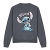 Lilo & Stitch Unisex Adult Colour Me Happy Crew Neck Sweatshirt