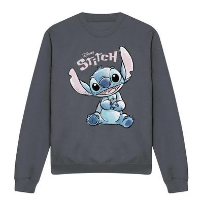 Lilo & Stitch Унисекс Свитшот с круглым вырезом для взрослых «Раскрась меня счастливым»