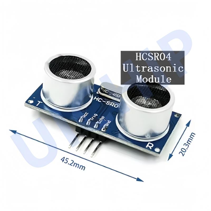 1-8PCS Ultrasonic Module HC-SR04 Distance Measuring Transducer Sensor for Arduino 3-5.5V Ultrasonic Wave Detector Ranging Module
