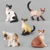 Cute Cats Action Figure Simulation Kitten Model Ornaments Lifelike Animals Figure Doll For Children Gifts